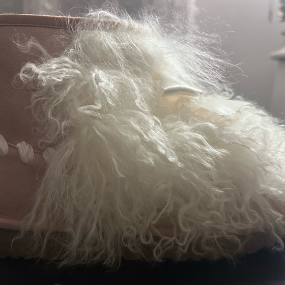 Like New UGG Classic Mini Mongolian Boots - Picture 6 of 10